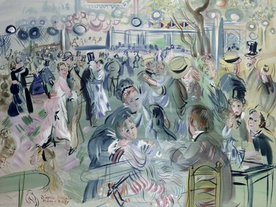 Das Moulin de la Galette von Raoul Dufy