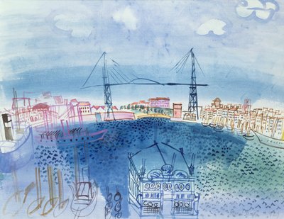 Der Alte Hafen von Marseille von Raoul Dufy