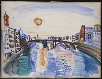 Der Fluss Arno, Florenz von Raoul Dufy