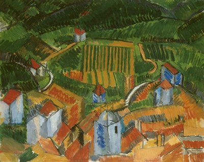 Landschaft von Vence von Raoul Dufy