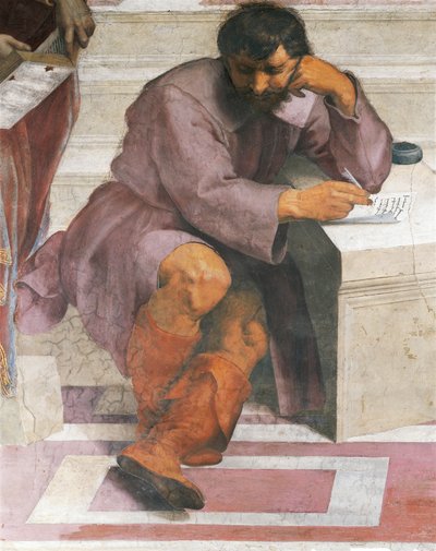 Heraklit (Detail) von Raphael