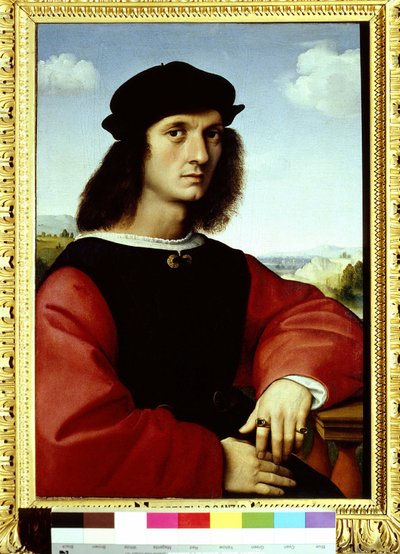 Porträt von Agnolo Doni, 1505-1506, Gemälde von Raphael von Raphael