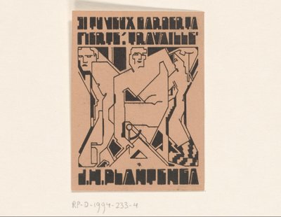 Ex Libris von J.H. Plantenga von Reijer Stolk
