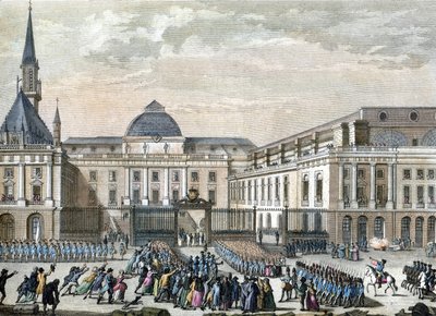 Bailly im Pariser Parlament (1794-1804) (Gravur) von Reiner Vinkeles