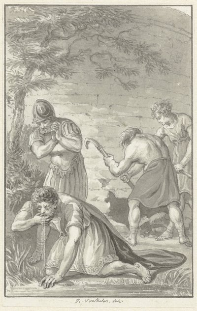 Die Demütigung von Nero von Reinier Vinkeles (I)
