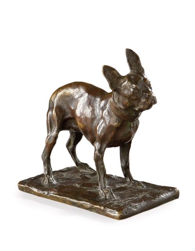Französische Bulldogge, kleines Modell, 1905 von Rembrandt Bugatti