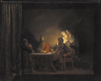 Abendmahl in Emmaus von Rembrandt van Rijn (værksted)
