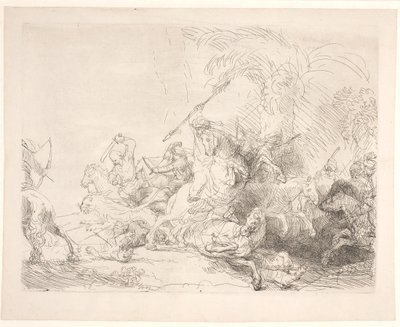 Die große Löwenjagd von Rembrandt van Rijn