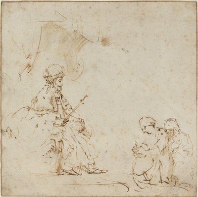 Esther vor Ahasverus von Rembrandt van Rijn