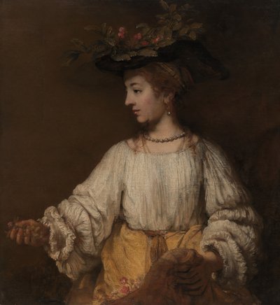 Flora, ca. 1654 von Rembrandt van Rijn