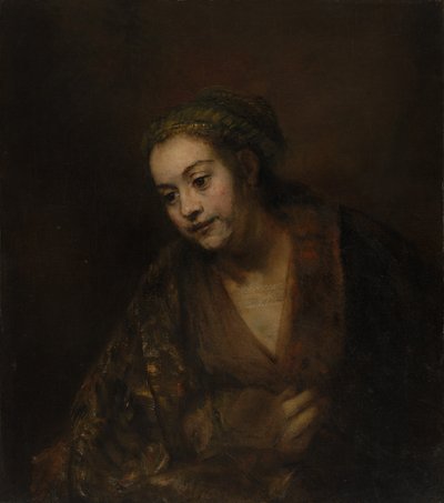 Hendrickje Stoffels 1626-1663, Mitte der 1650er Jahre von Rembrandt van Rijn