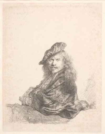 Selbstporträt von Rembrandt van Rijn