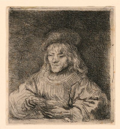 Der Kartenspieler von Rembrandt van Rijn