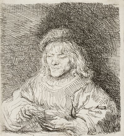 Der Kartenspieler von Rembrandt van Rijn
