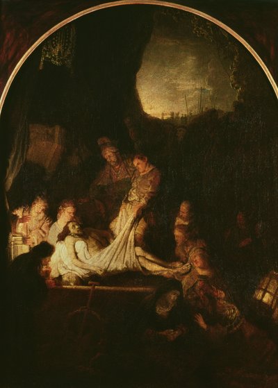 Die Grablegung, ca. 1639 von Rembrandt van Rijn