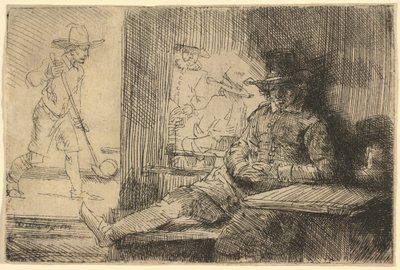 Der Golfspieler von Rembrandt van Rijn