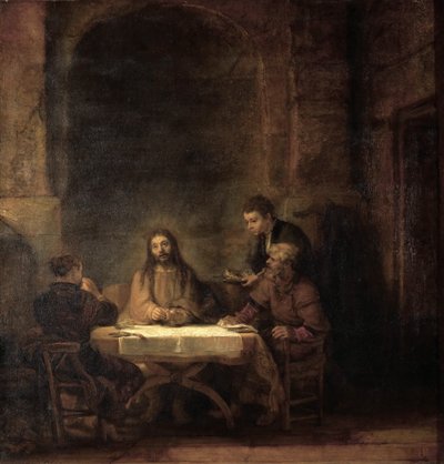 Das Abendmahl in Emmaus von Rembrandt van Rijn