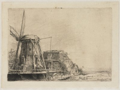Die Windmühle von Rembrandt van Rijn