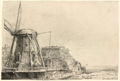 Die Windmühle von Rembrandt van Rijn