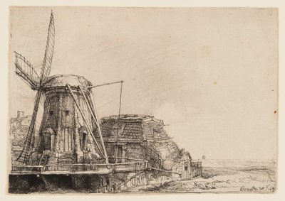 Die Windmühle von Rembrandt van Rijn