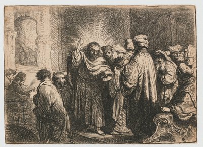 Das Zinsgroschen von Rembrandt van Rijn