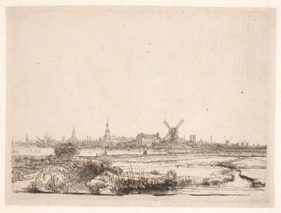 Blick auf Amsterdam von Rembrandt van Rijn