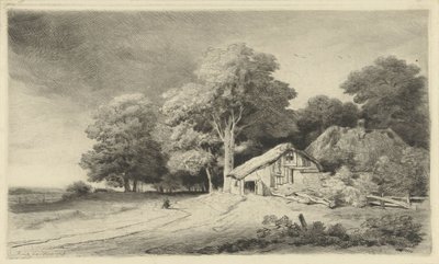 Bauernhof an einem Weg von Remigius Adrianus Haanen
