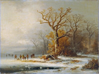 Winterlandschaft von Remigius Adrianus van Haanen