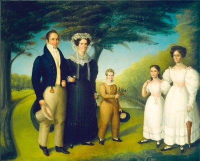 Dr. John Safford und Familie von Reuben Rowley