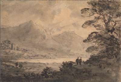 Landschaft mit vier Figuren von Rev. William Gilpin