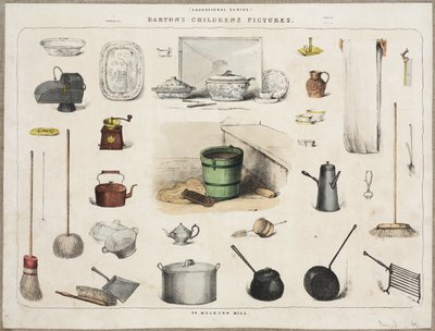 Haushaltsutensilien, ca. 1870-1900 von John Pardon