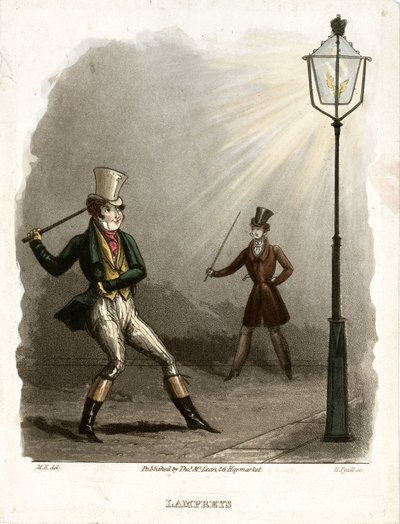 Neunaugen, ca. 1820 von John Pardon