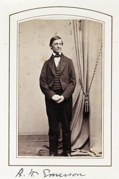 R W Emerson, ca. 1860 von John Pardon