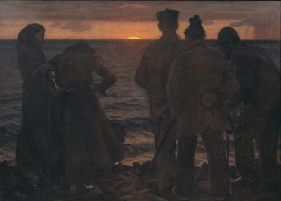 Die alten Leute am Strand von Richard Bergh