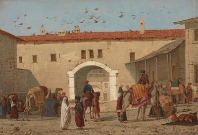 Karawanserei in Mylasa in Kleinasien von Richard Dadd