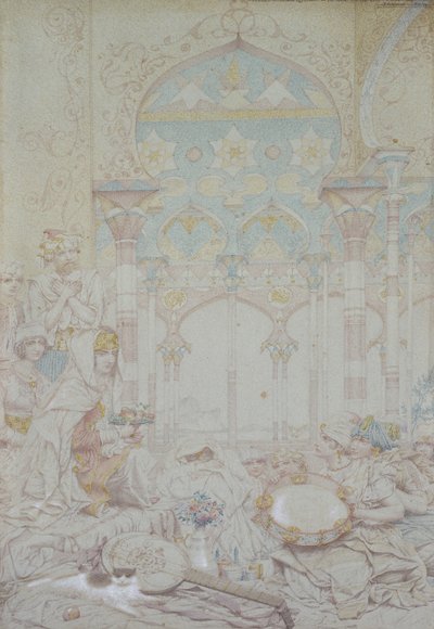 Fantasie in einem ägyptischen Harem, 1865 von Richard Dadd