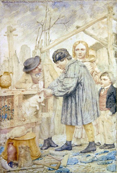 Der Kaninchenstall von Richard Dadd