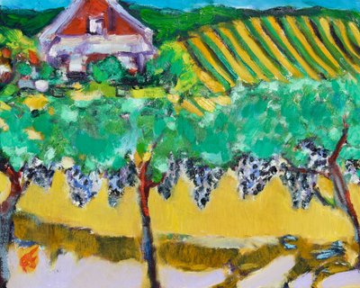 Merlot-Trauben, Napa von Richard Fox