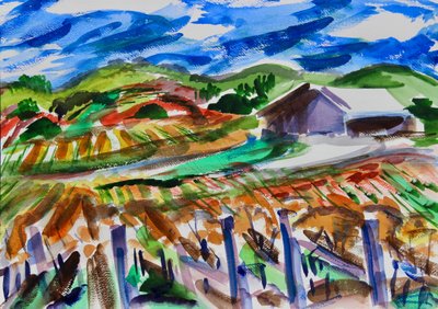 Napa im Herbst, 2017 von Richard Fox