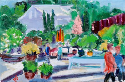 Pop-up Markt, Napa von Richard Fox