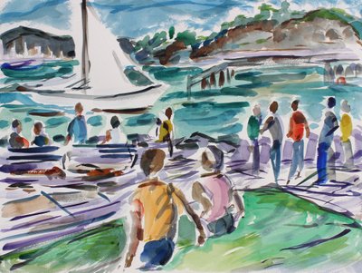 Tiburon Promenade, 2017 von Richard Fox