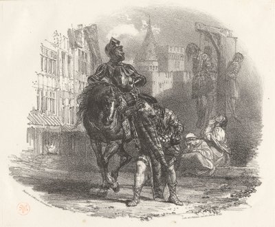 Die Gehängten von Richard Parkes Bonington