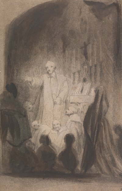 Unbetitelt (eines von drei) von Richard Parkes Bonington