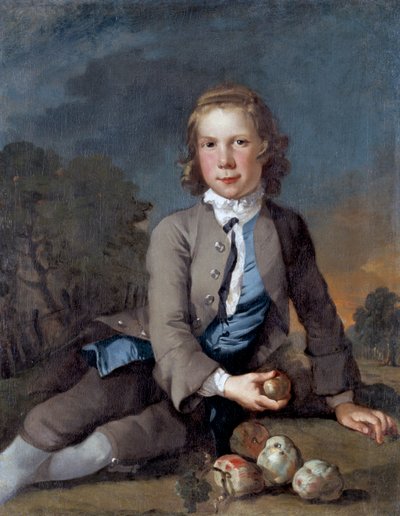 Junge mit Äpfeln, 1729-1740 von Richard Wilson