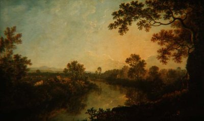 Der Fluss Dee, nahe Eaton Hall, ca. 1759-60 von Richard Wilson