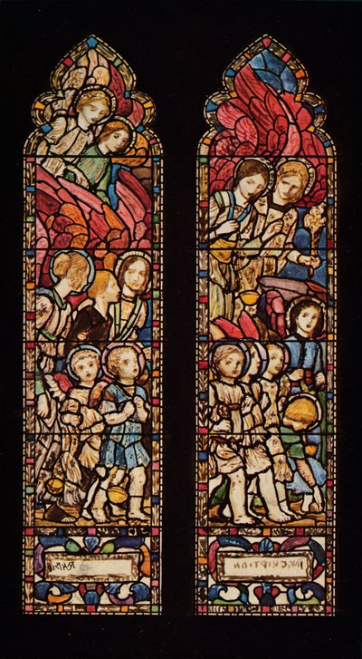 Entwurf für Buntglas, 1926 von Robert Anning Bell