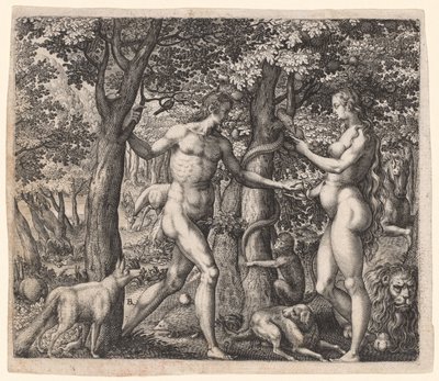 Adam und Eva von Robert Boissard