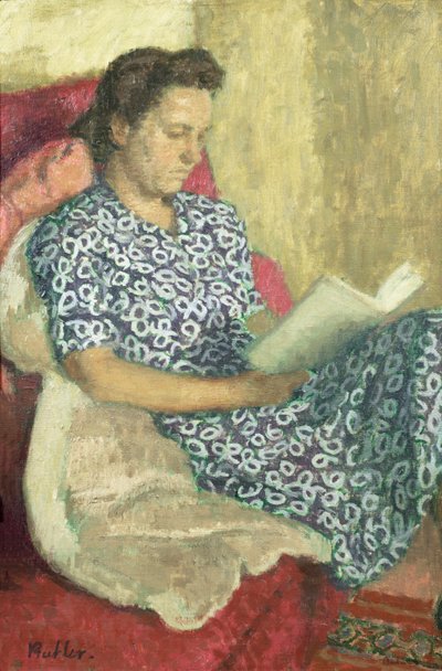 Porträt einer lesenden Frau von Robert Buhler