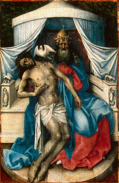 Die Heilige Dreifaltigkeit, 1430er Jahre von Robert Campin