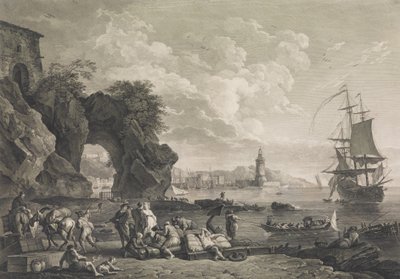 Ansicht von Pausilype bei Neapel von Robert Daudet